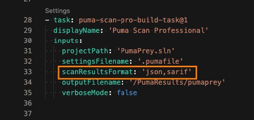 Puma Scan Professional YAML Definition