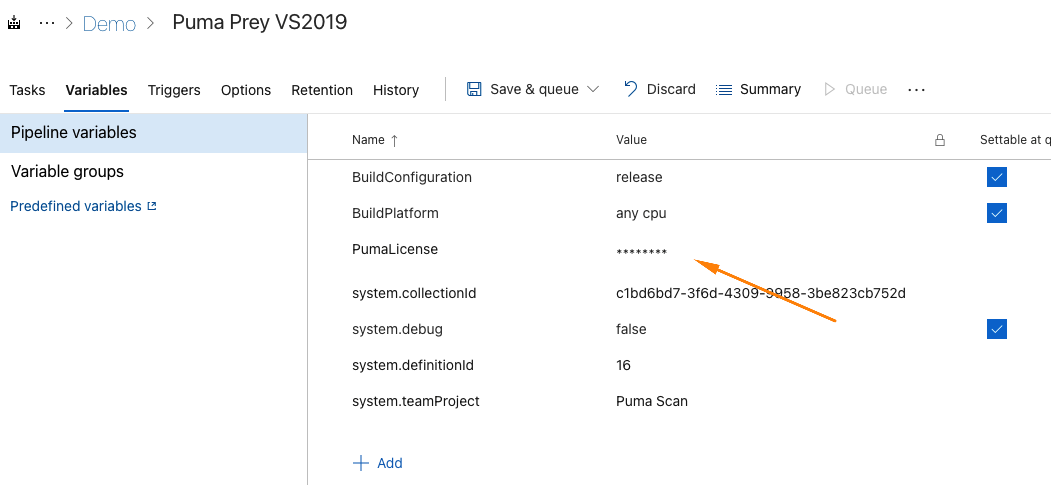 Azure DevOps Pipeline Variables