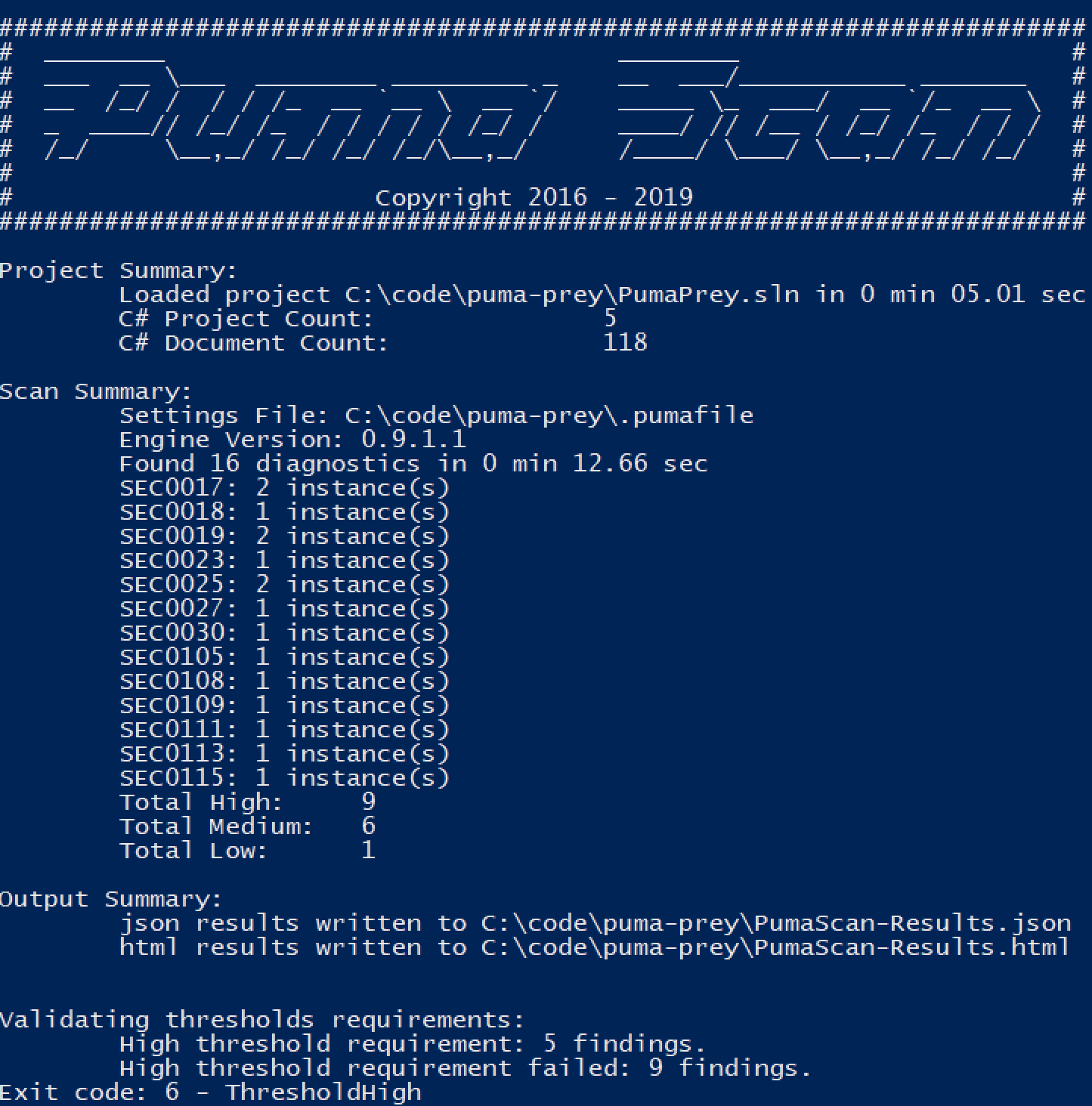 Puma Scan | User Guide